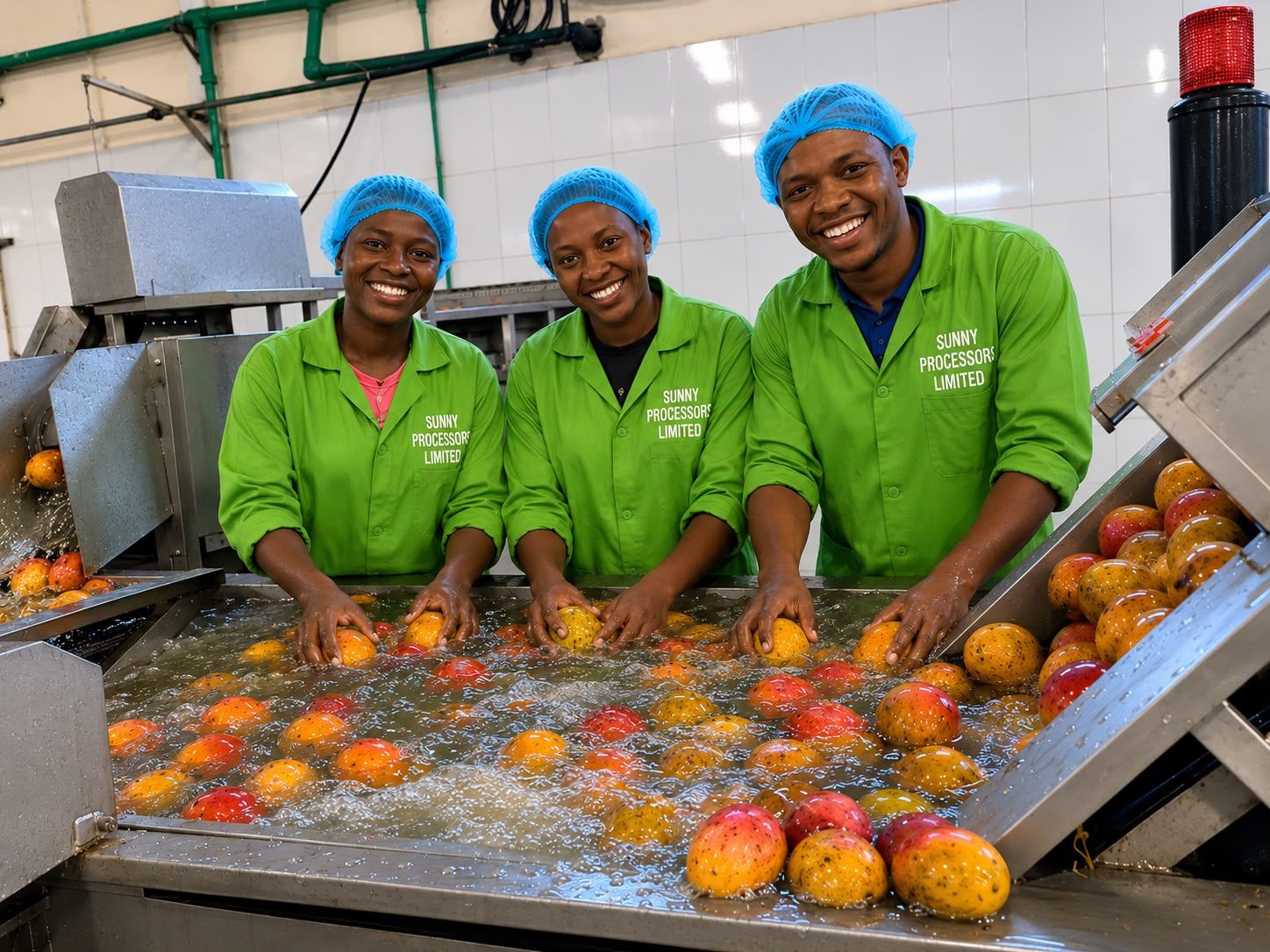 Sunny Processors Ltd workforce on the factory floor